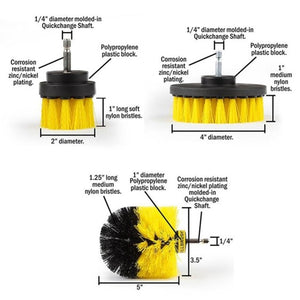 Power Scrubber Brush Set